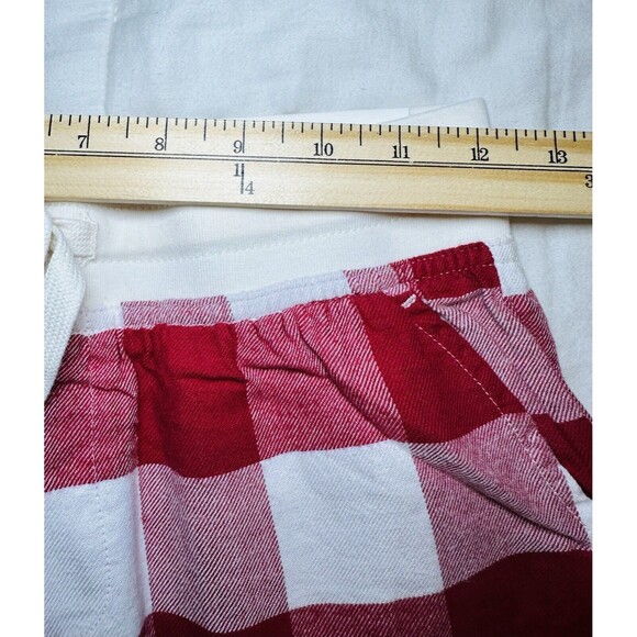 AMERICAN EAGLE  Flannel Jogger Red White PJ Pajama Pants Women's XXS NWT - Picture 7 of 9
